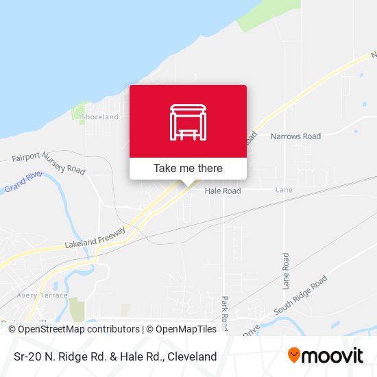 Sr-20 N. Ridge Rd. & Hale Rd. map