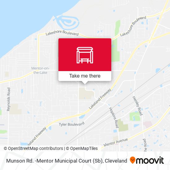 Mapa de Munson Rd. -Mentor Municipal Court (Sb)