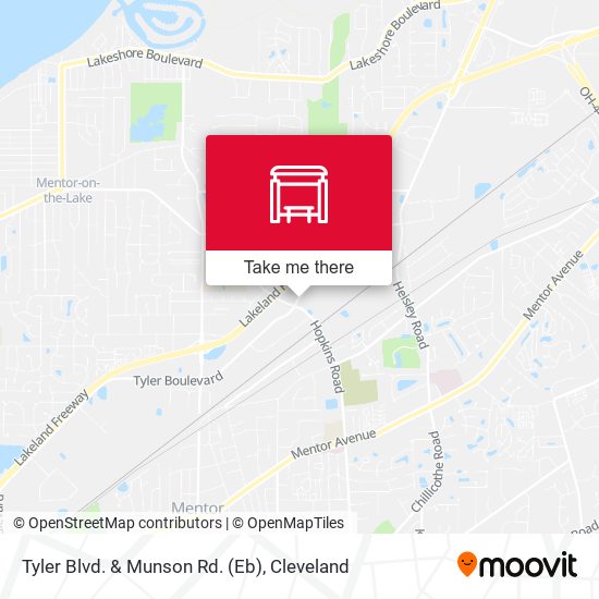 Tyler Blvd. & Munson Rd. (Eb) map