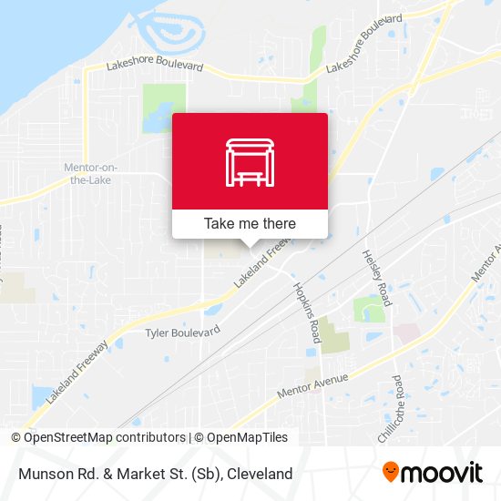 Munson Rd. & Market St. (Sb) map