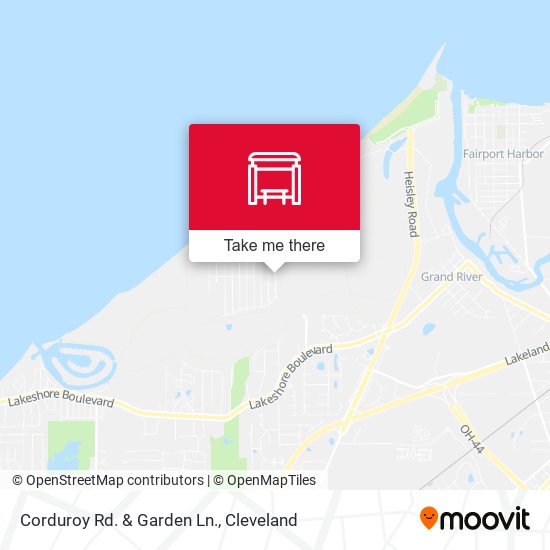 Corduroy Rd. & Garden Ln. map