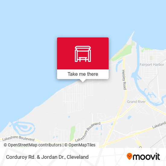Mapa de Corduroy Rd. & Jordan Dr.