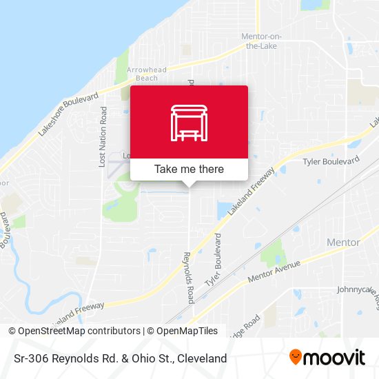 Mapa de Sr-306 Reynolds Rd. & Ohio St.
