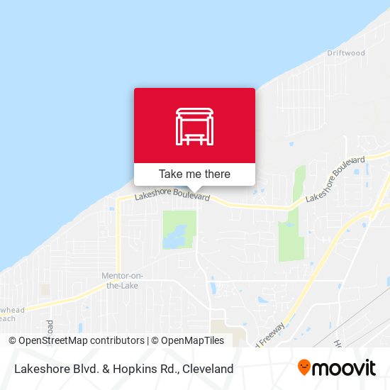 Lakeshore Blvd. & Hopkins Rd. map