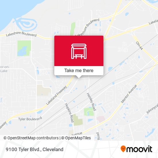 9100 Tyler Blvd map