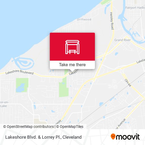 Mapa de Lakeshore Blvd. & Lorrey Pl.