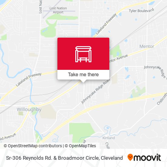 Sr-306 Reynolds Rd. & Broadmoor Circle map