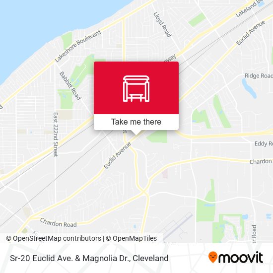 Sr-20 Euclid Ave. & Magnolia Dr. map