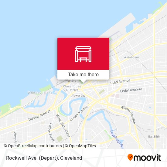 Rockwell Ave. (Depart) map