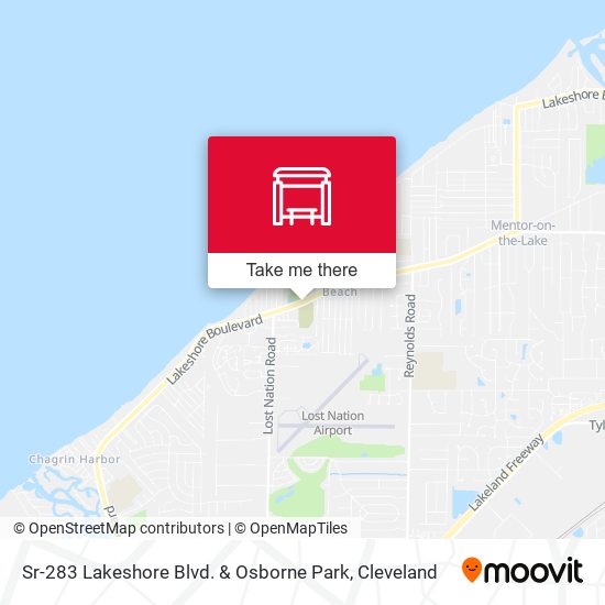 Sr-283 Lakeshore Blvd. & Osborne Park map
