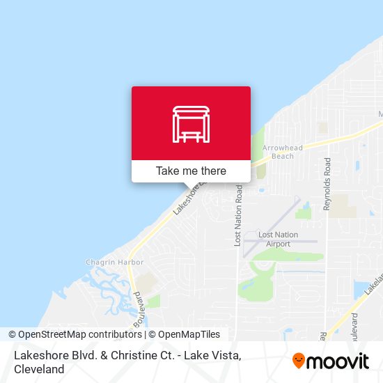 Lakeshore Blvd. & Christine Ct. - Lake Vista map