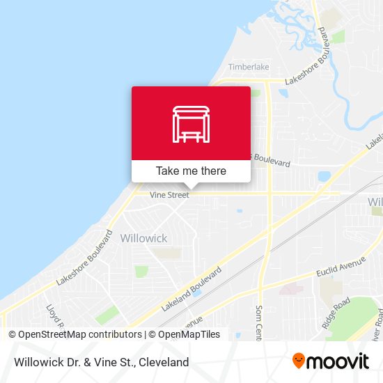 Mapa de Willowick Dr. & Vine St.