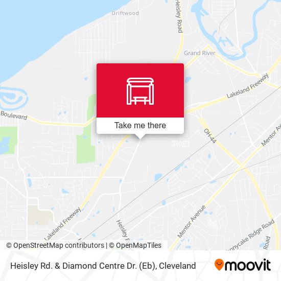 Heisley Rd. & Diamond Centre Dr. (Eb) map