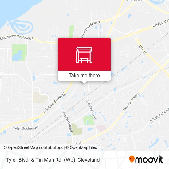Tyler Blvd. & Tin Man Rd. (Wb) map
