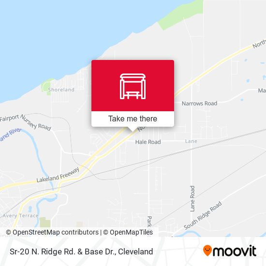 Mapa de Sr-20 N. Ridge Rd. & Base Dr.
