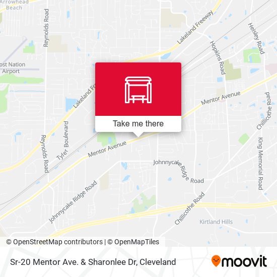 Sr-20 Mentor Ave. & Sharonlee Dr map