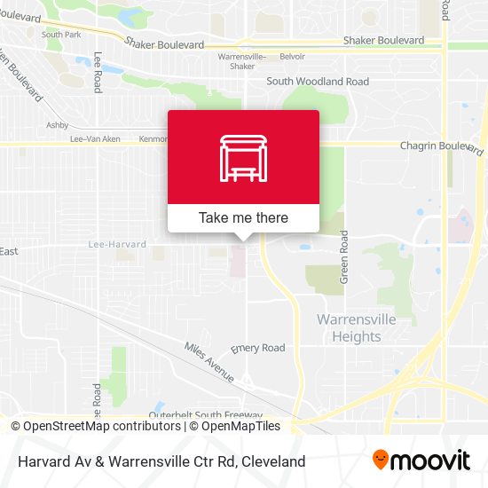 Mapa de Harvard Av & Warrensville Ctr Rd