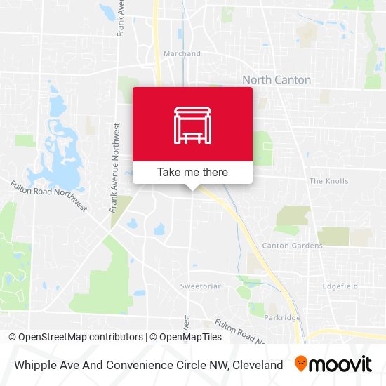 Whipple Ave And Convenience Circle NW map