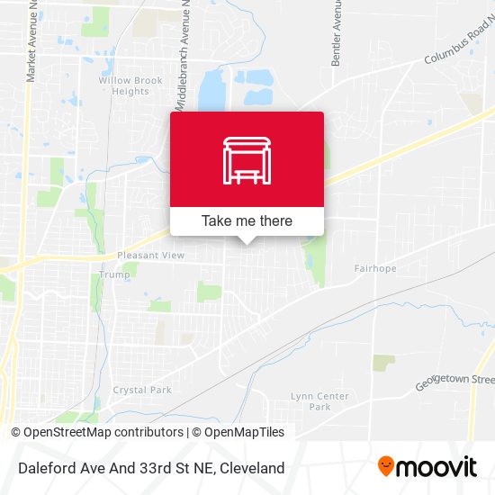 Daleford Ave And 33rd St NE map
