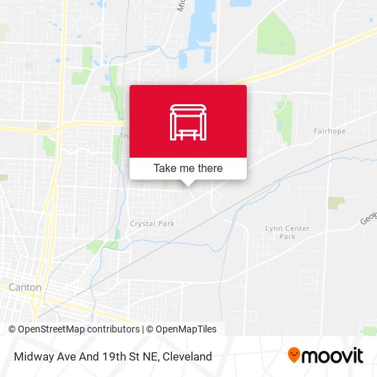 Midway Ave And 19th St NE map