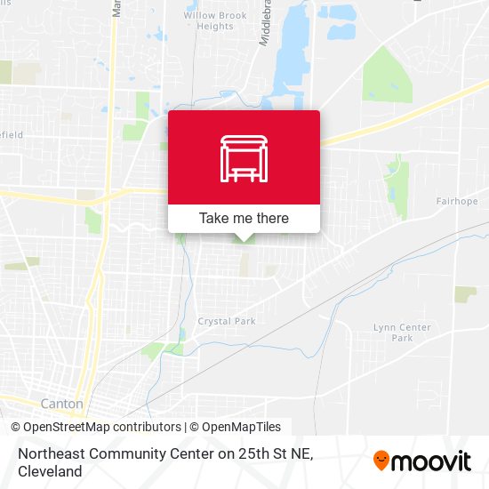 Northeast Community Center on 25th St NE map