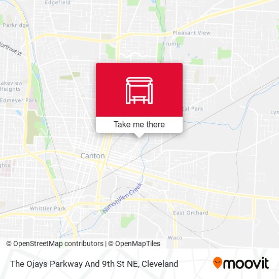 Mapa de The Ojays Parkway And 9th St NE