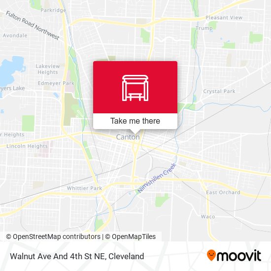 Walnut Ave And 4th St NE map