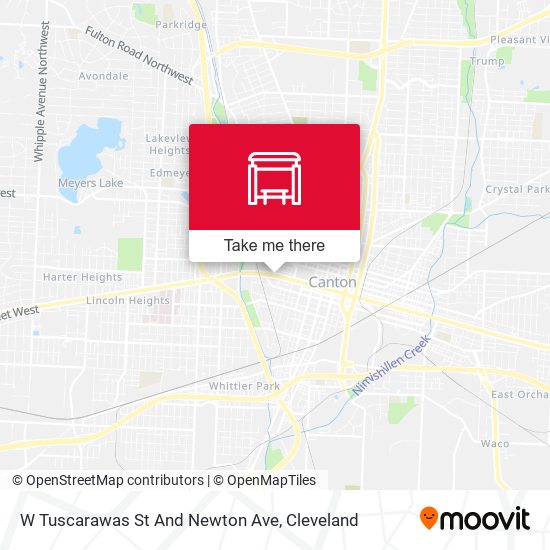 Mapa de W Tuscarawas St And Newton Ave