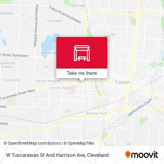 Mapa de W Tuscarawas St And Harrison Ave