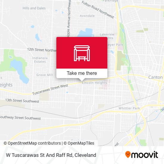 Mapa de W Tuscarawas St And Raff Rd