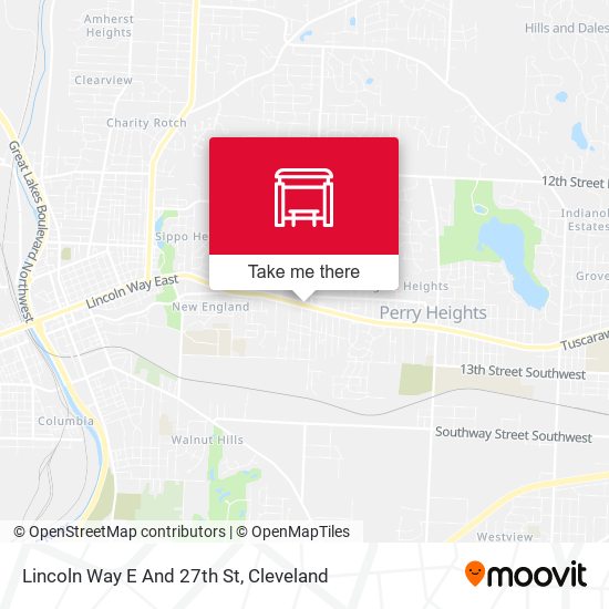 Mapa de Lincoln Way E And 27th St