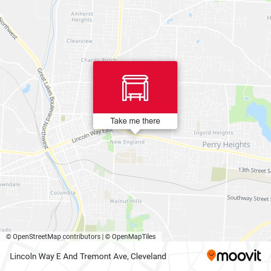 Mapa de Lincoln Way E And Tremont Ave