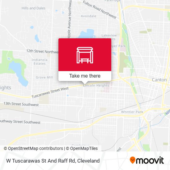 Mapa de W Tuscarawas St And Raff Rd