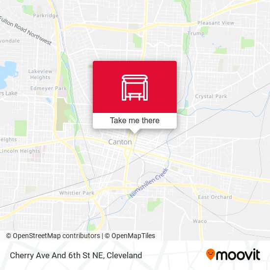 Cherry Ave And 6th St NE map
