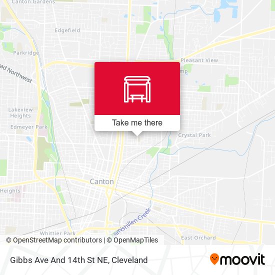 Mapa de Gibbs Ave And 14th St NE