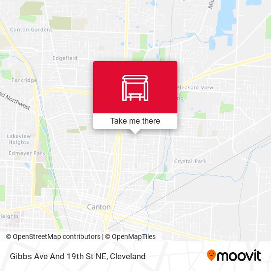 Gibbs Ave And 19th St NE map