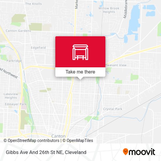 Gibbs Ave And 26th St NE map