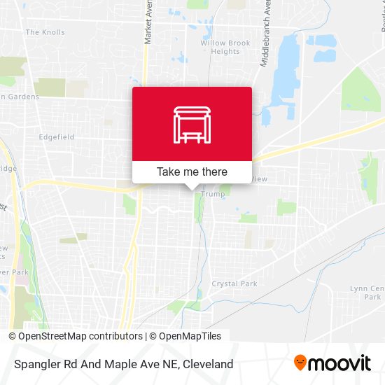 Spangler Rd And Maple Ave NE map