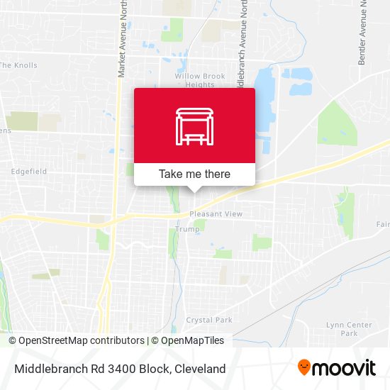 Middlebranch Rd 3400 Block map