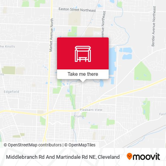 Middlebranch Rd And Martindale Rd NE map