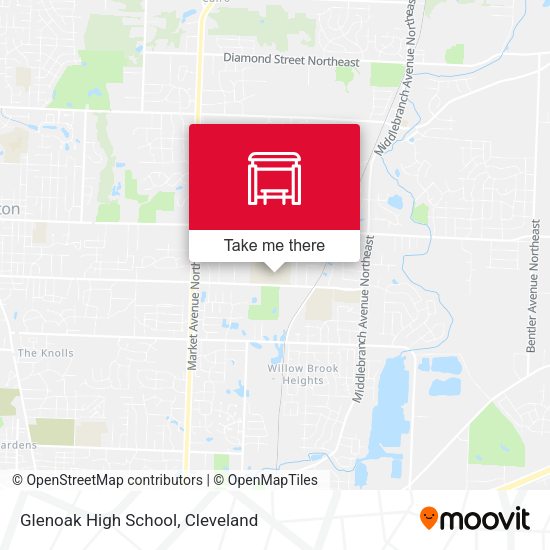 Glenoak High School map
