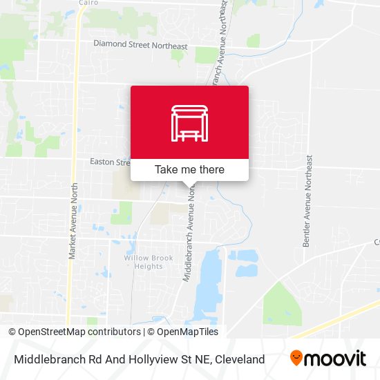 Middlebranch Rd And Hollyview St NE map