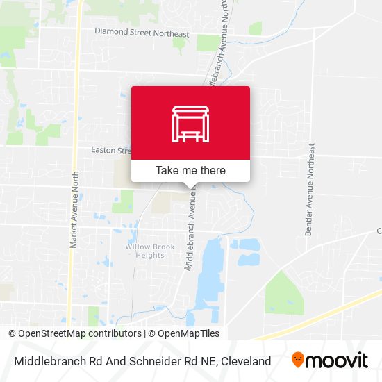 Middlebranch Rd And Schneider Rd NE map
