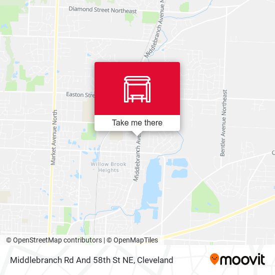 Middlebranch Rd And 58th St NE map