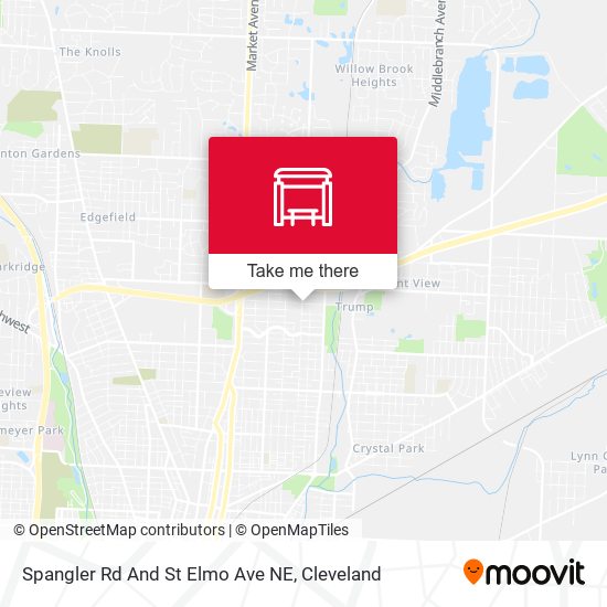 Spangler Rd And St Elmo Ave NE map