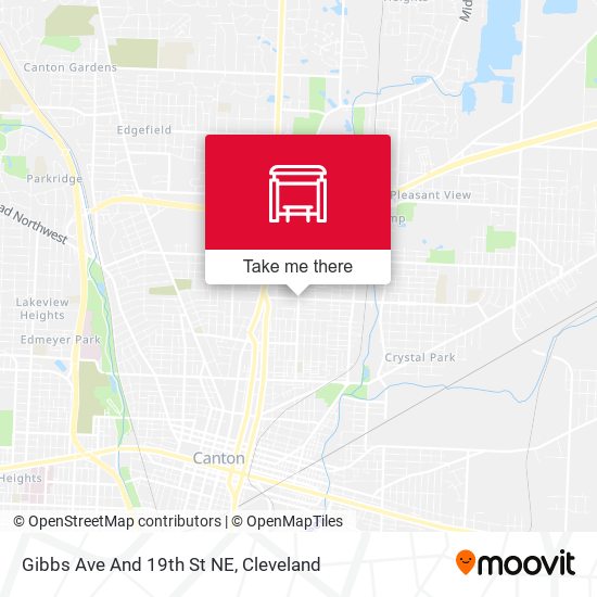 Mapa de Gibbs Ave And 19th St NE