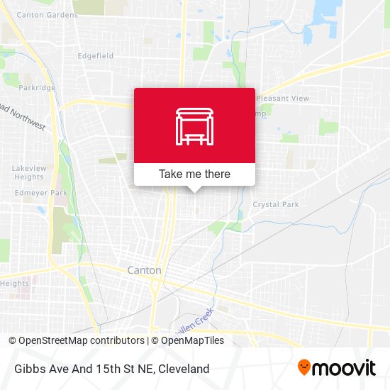Mapa de Gibbs Ave And 15th St NE