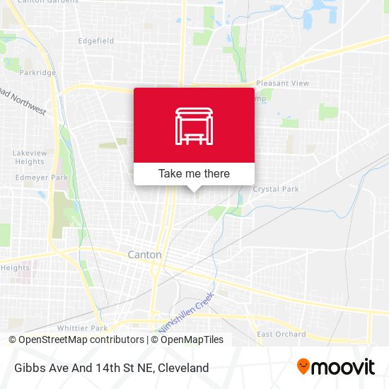 Gibbs Ave And 14th St NE map
