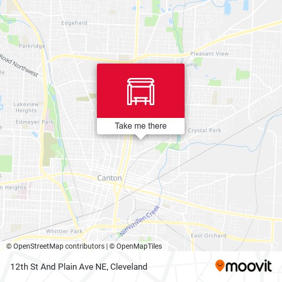 12th St And Plain Ave NE map