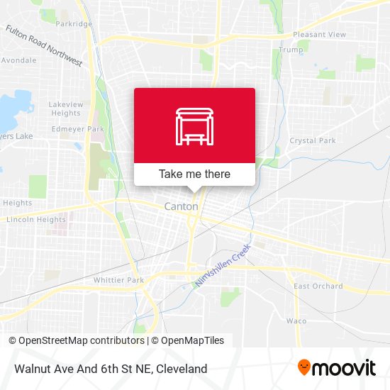 Mapa de Walnut Ave And 6th St NE